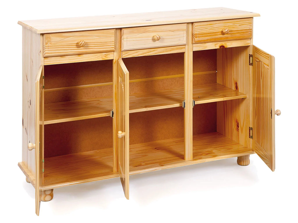 Inter Link Commode de style campagnard en bois massif