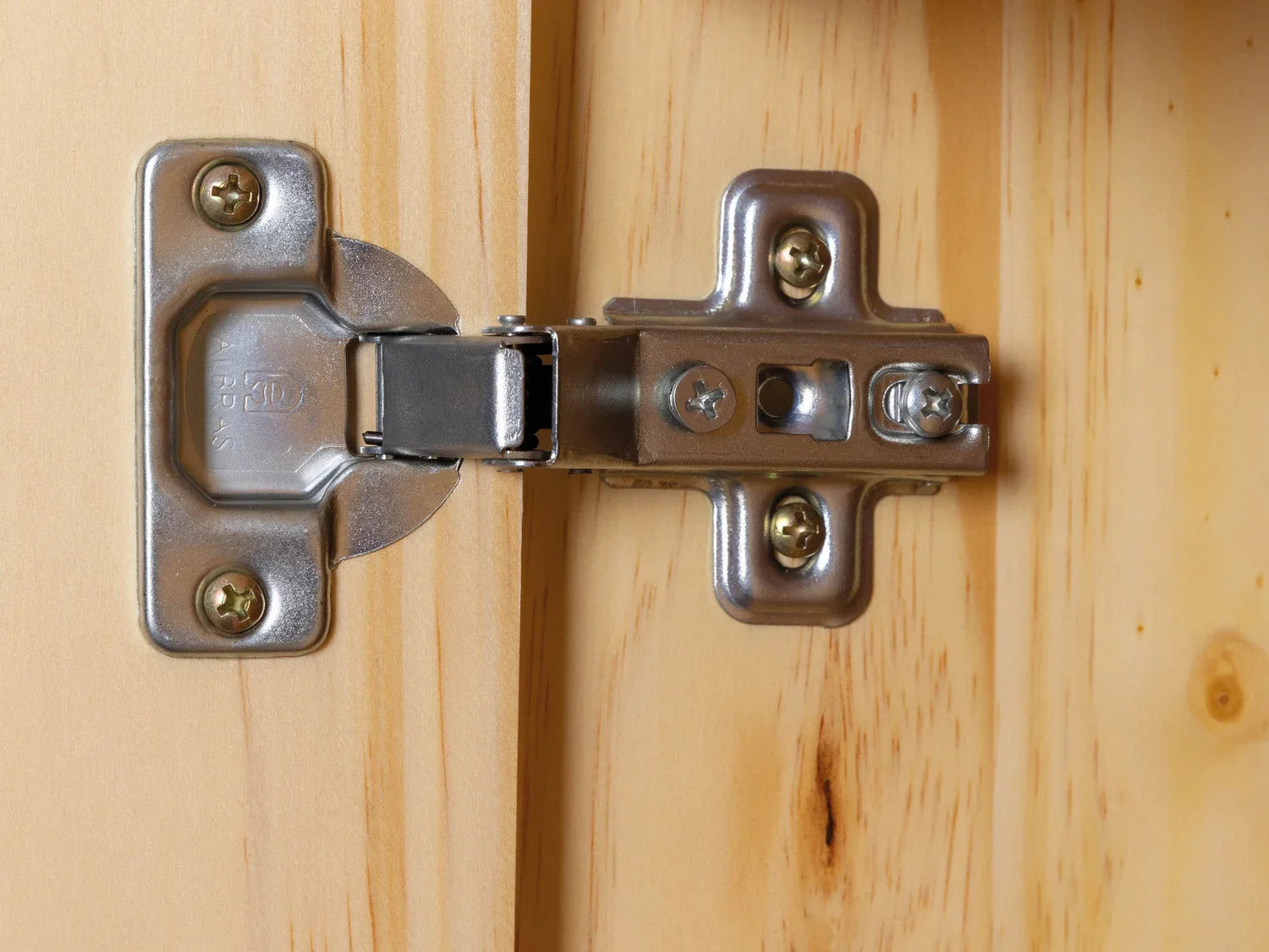 Inter Link Armoire  vtements en pin massif, veines naturelles