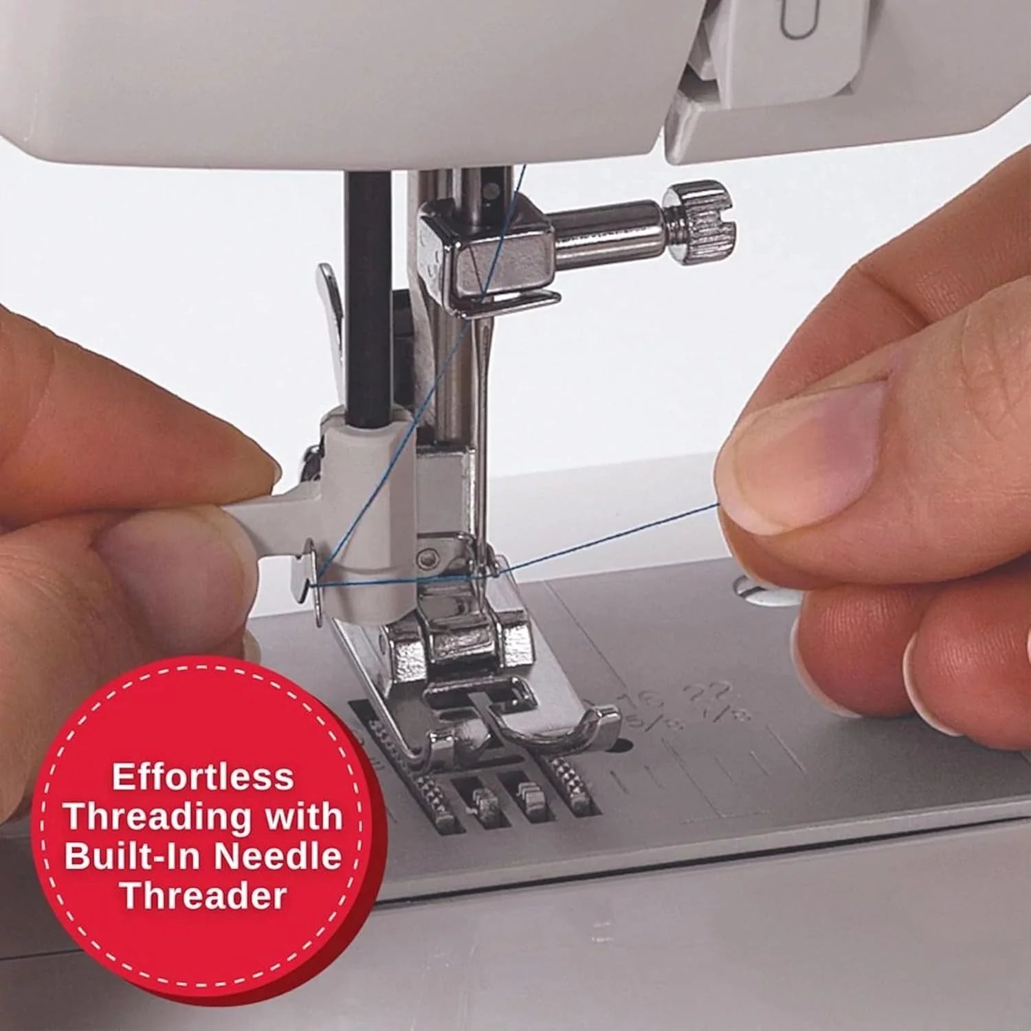 SINGER Heavy Duty 4423 High Speed Sewing Machine with Accessory Kit | Strong Motor With Enhanced Piercing Power, 97 Stitch Applications, Full Metal frame, 1-step Buttonhole & LED Light