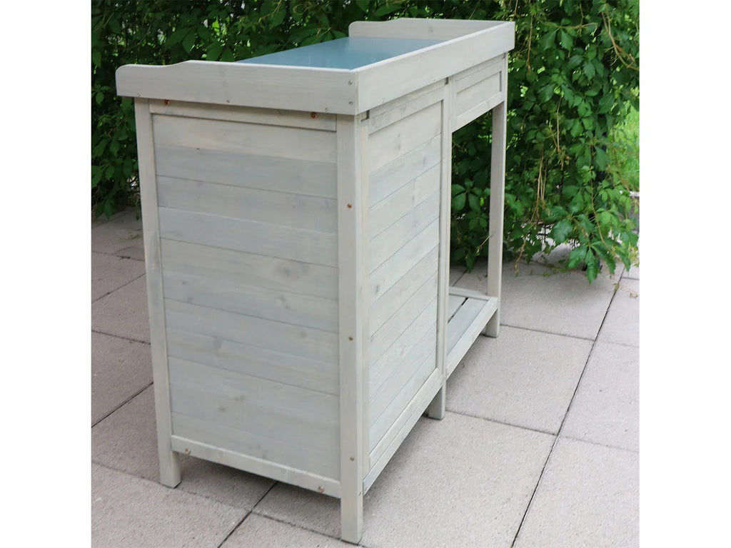 HABAU Table de jardin avec armoire infrieure, 98 x 48 x 95 cm