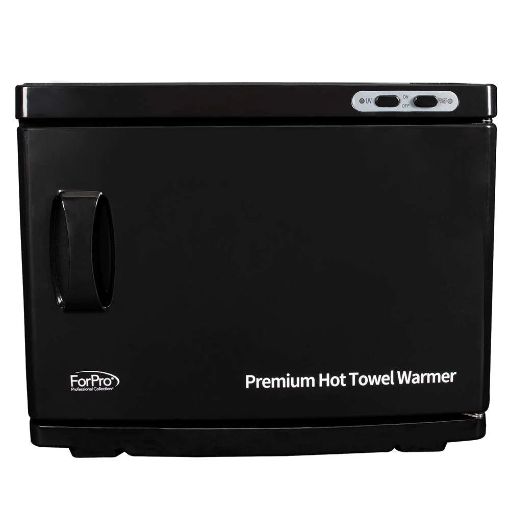 ForPro Professional Collection Premium Hot Towel Warmer, 23L Extra Large Capacity, Two Stainless Steel Racks, White