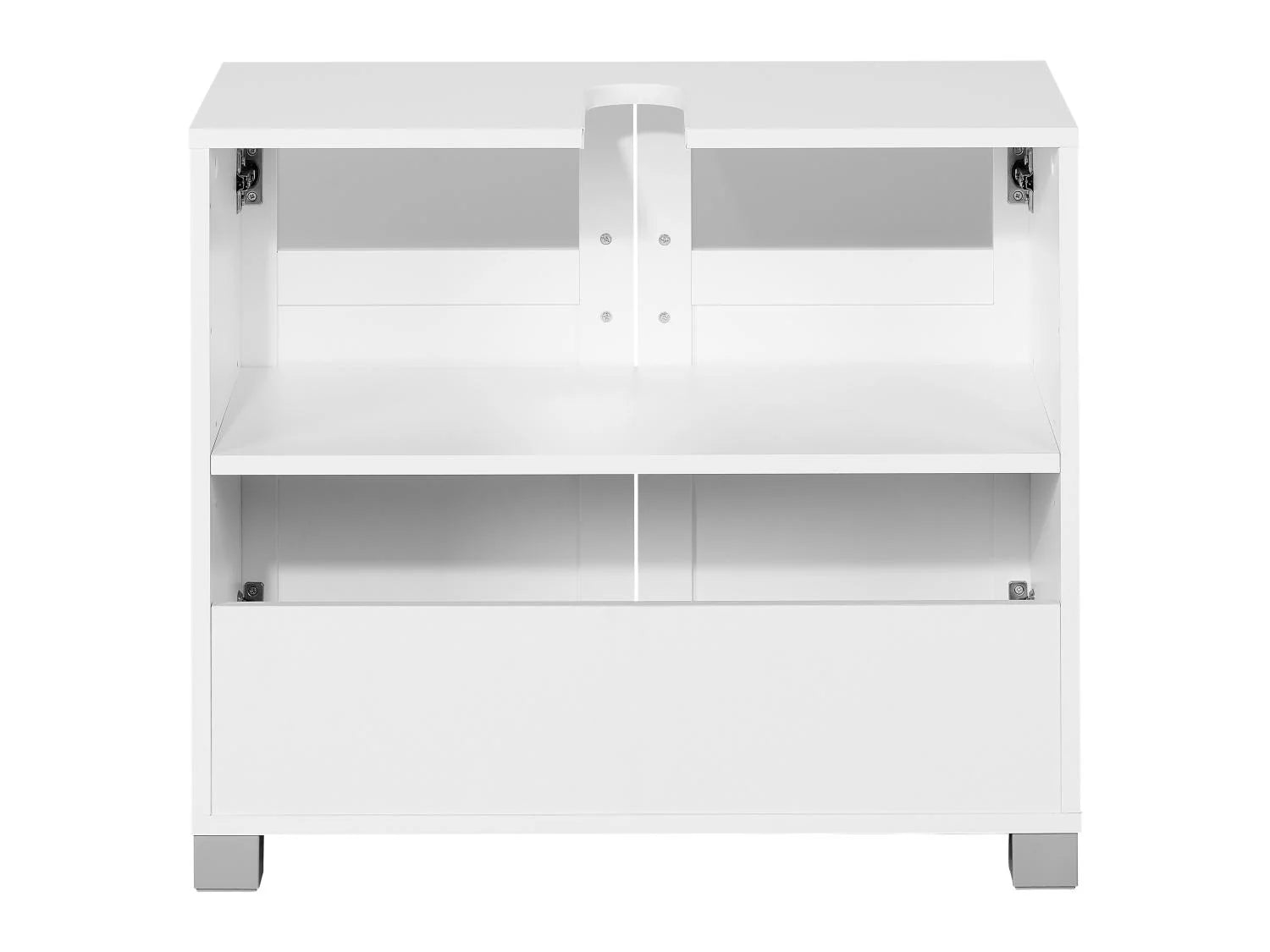 LIVARNO home Meuble sous-vasque Basel, 68,5 x 58,7 x 34,5 cm, blanc