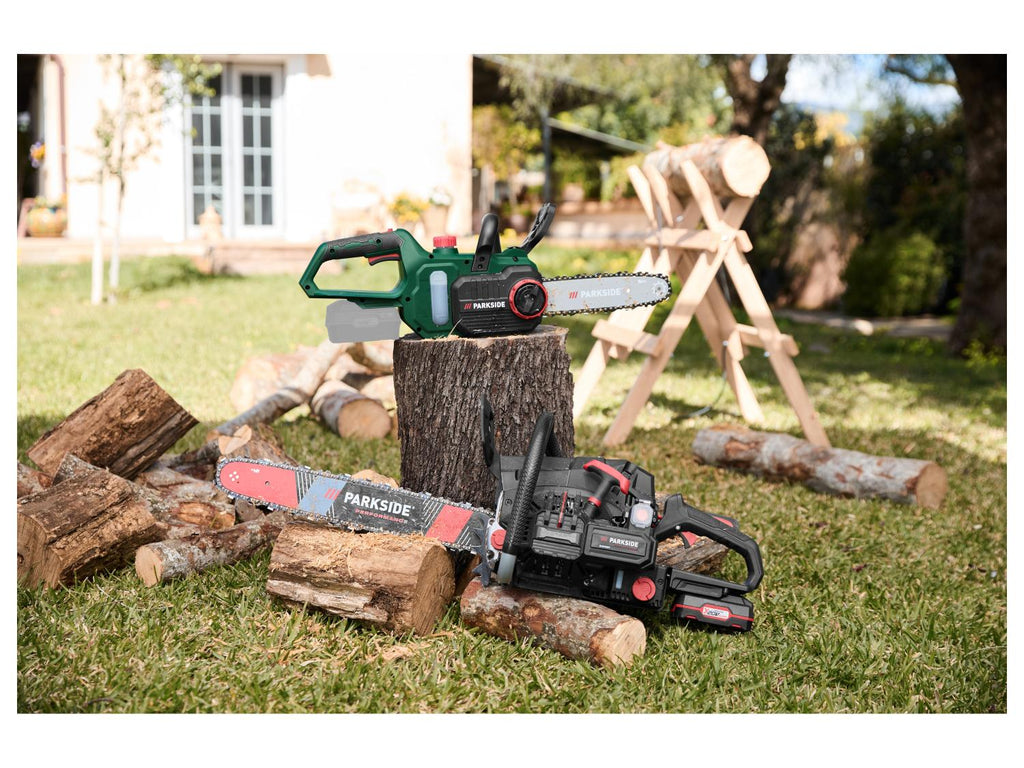 PARKSIDE PERFORMANCE Trononneuse  essence avec dmarrage lectrique PPBKS 56 B2, 56 cm, 20 V