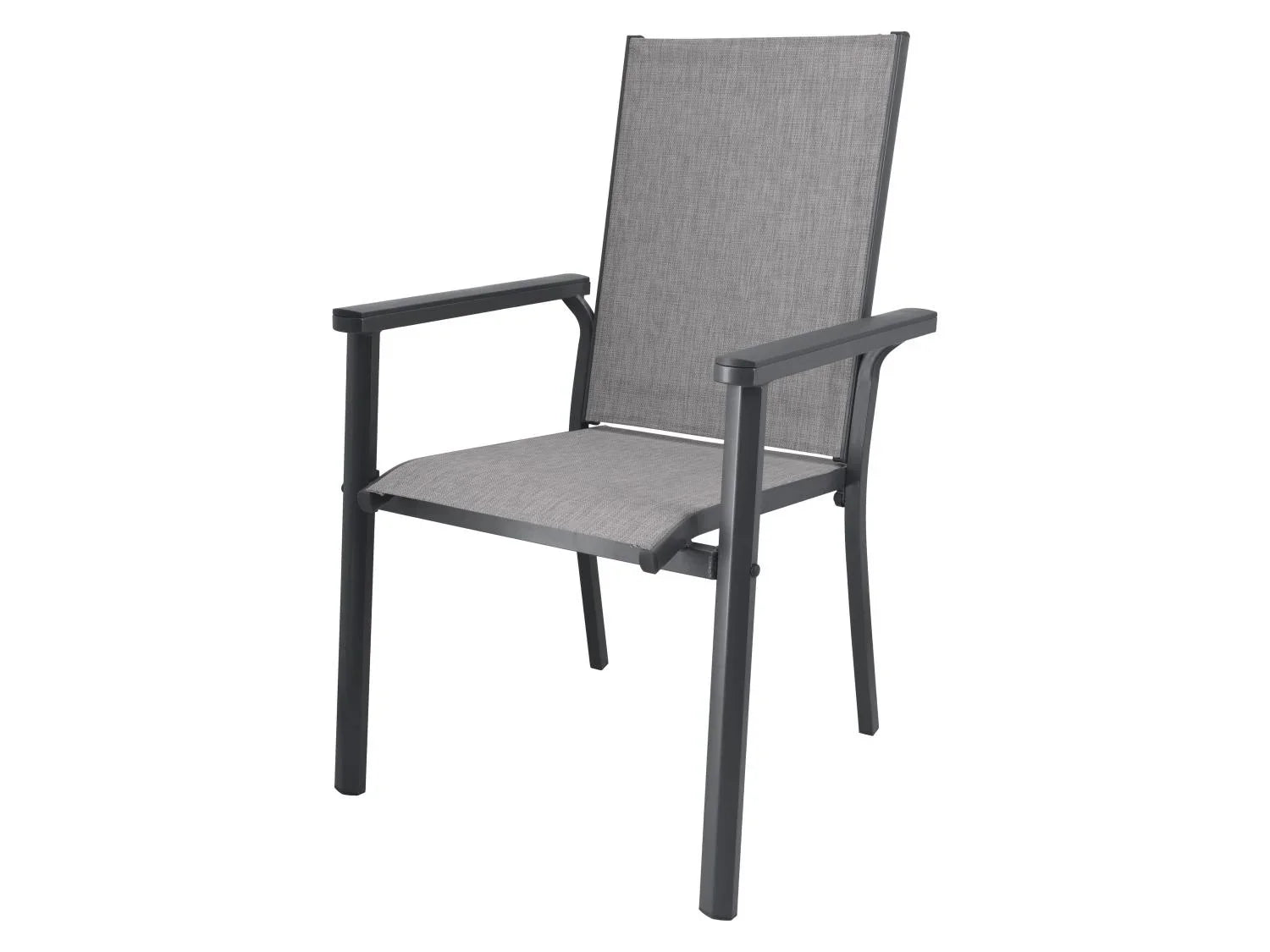 LIVARNO Table de jardin + Lot de 2 fauteuils en aluminium Houston