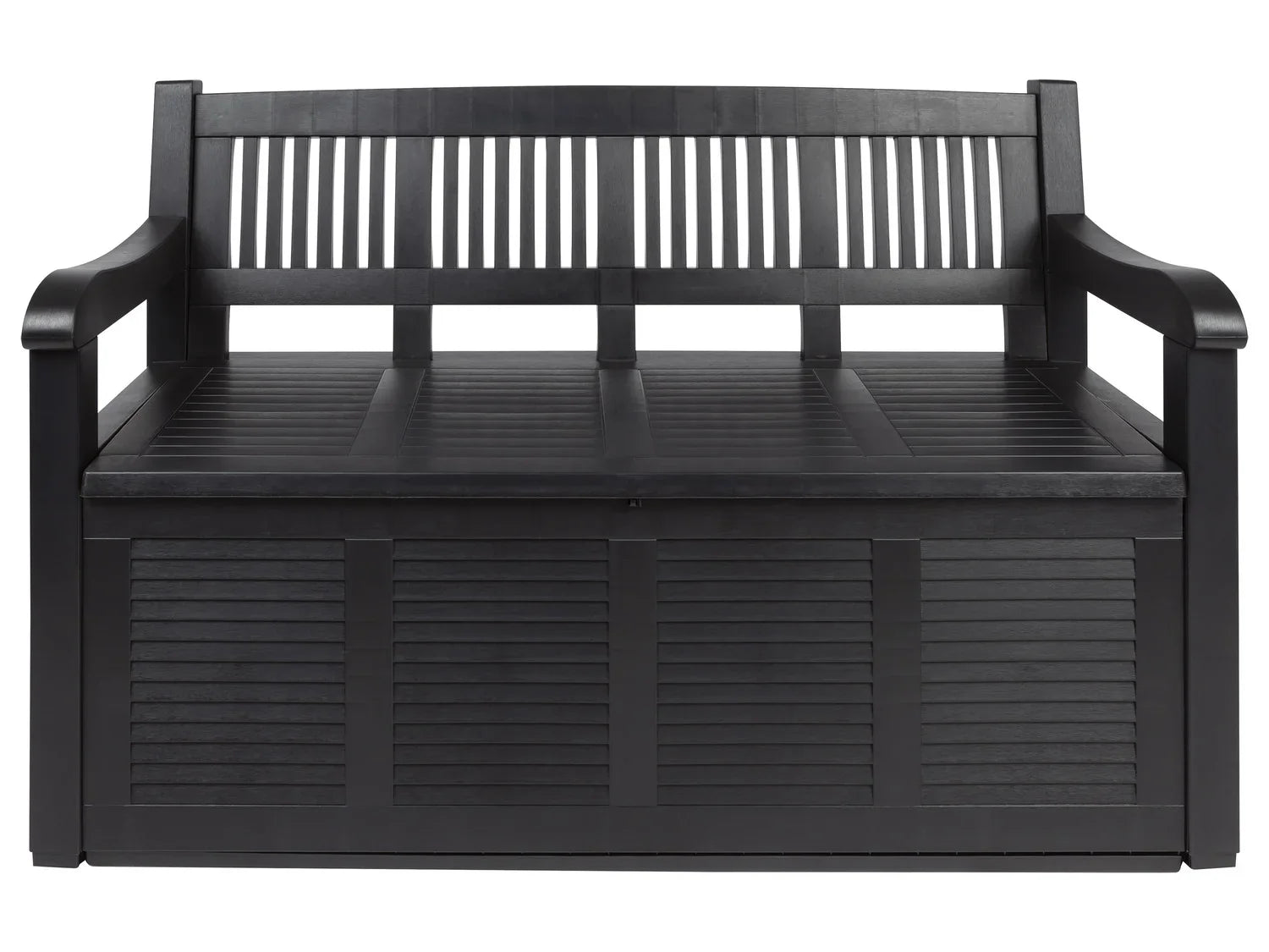 LIVARNO home Banc de jardin avec coffre de rangement, 280 L, en plastique