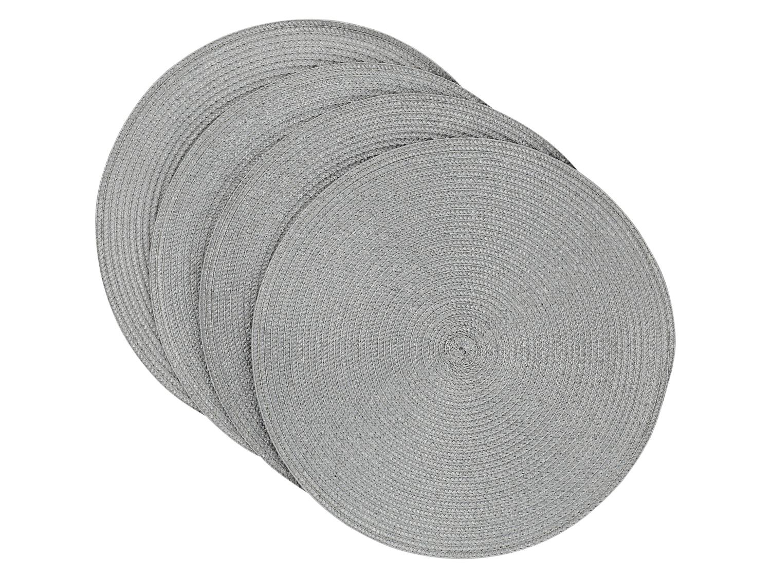 LIVARNO Lot de 4 set de table,  38 cm.