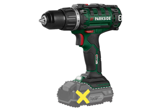 PARKSIDE Perceuse-visseuse sans fil PABS 20 Li I9, 45 Nm, 20 V
