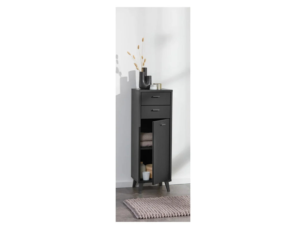 LIVARNO home Meuble de salle de bains, 32,2 x 96 x 28 cm, anthracite