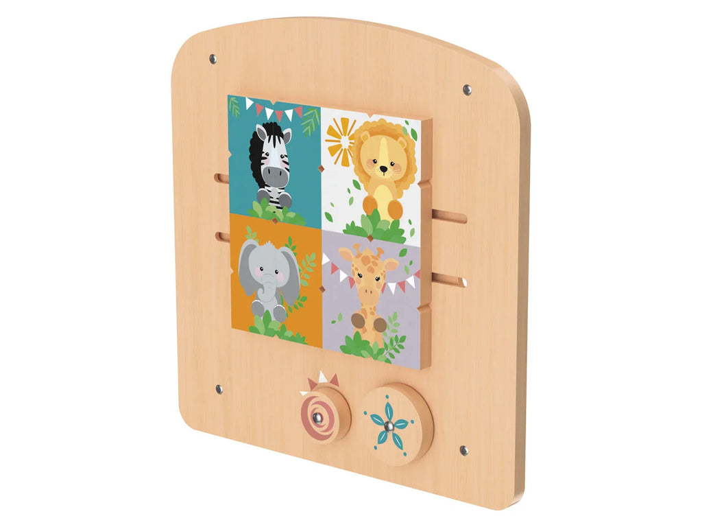 Playtive Jeu mural en bois vritable, 2 pices