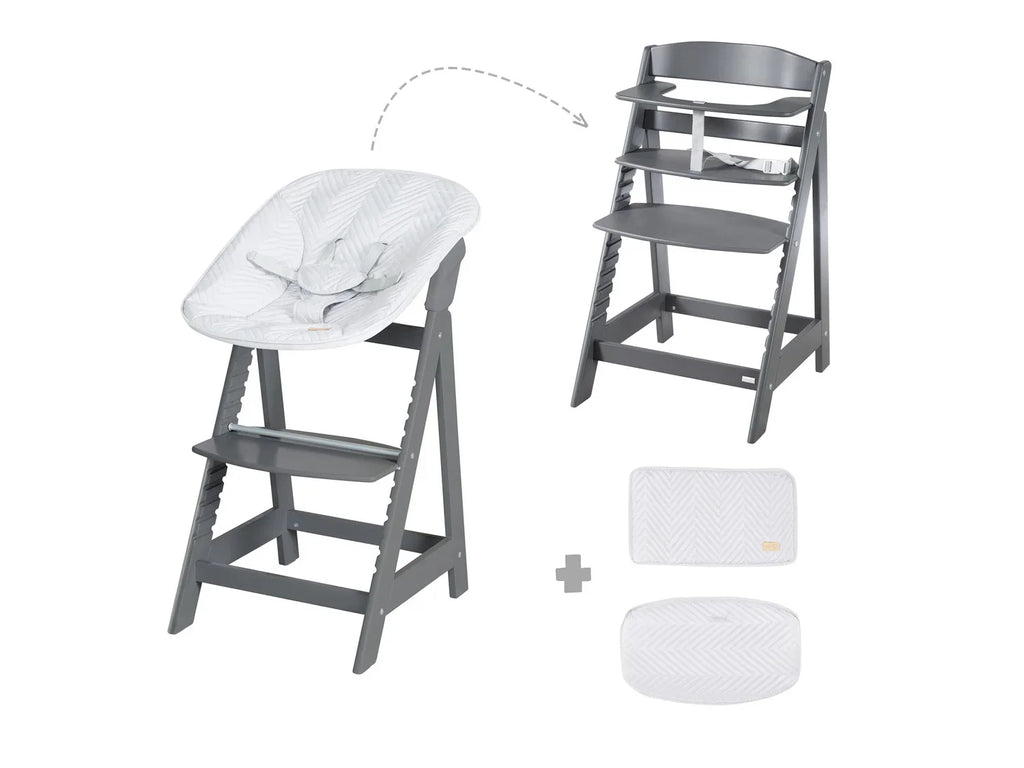 roba Chaise haute volutive Born Up Zick Zack 2 en 1