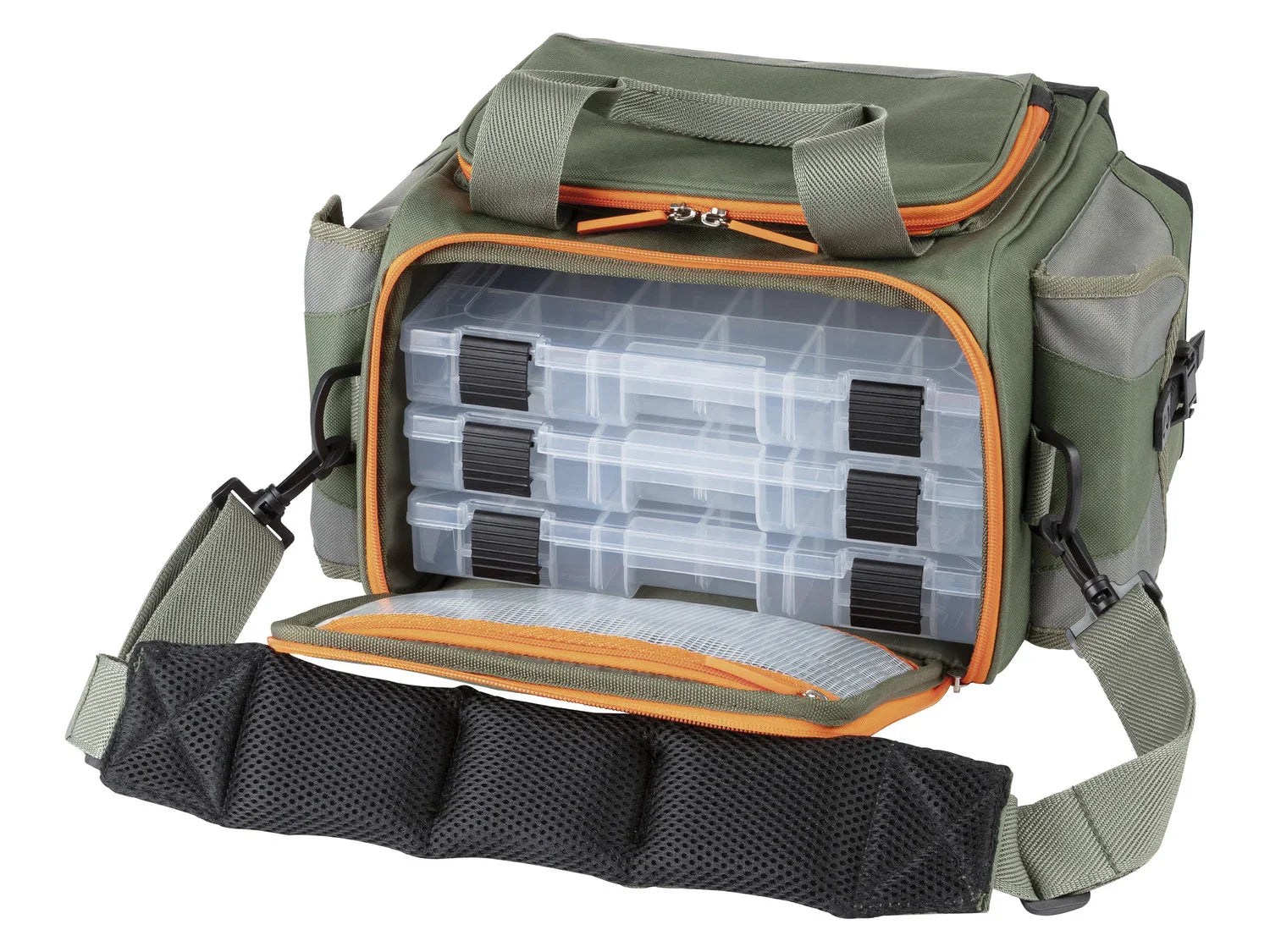 Rocktrail Sac de pche, 25 L, avec 8 botes de rangement