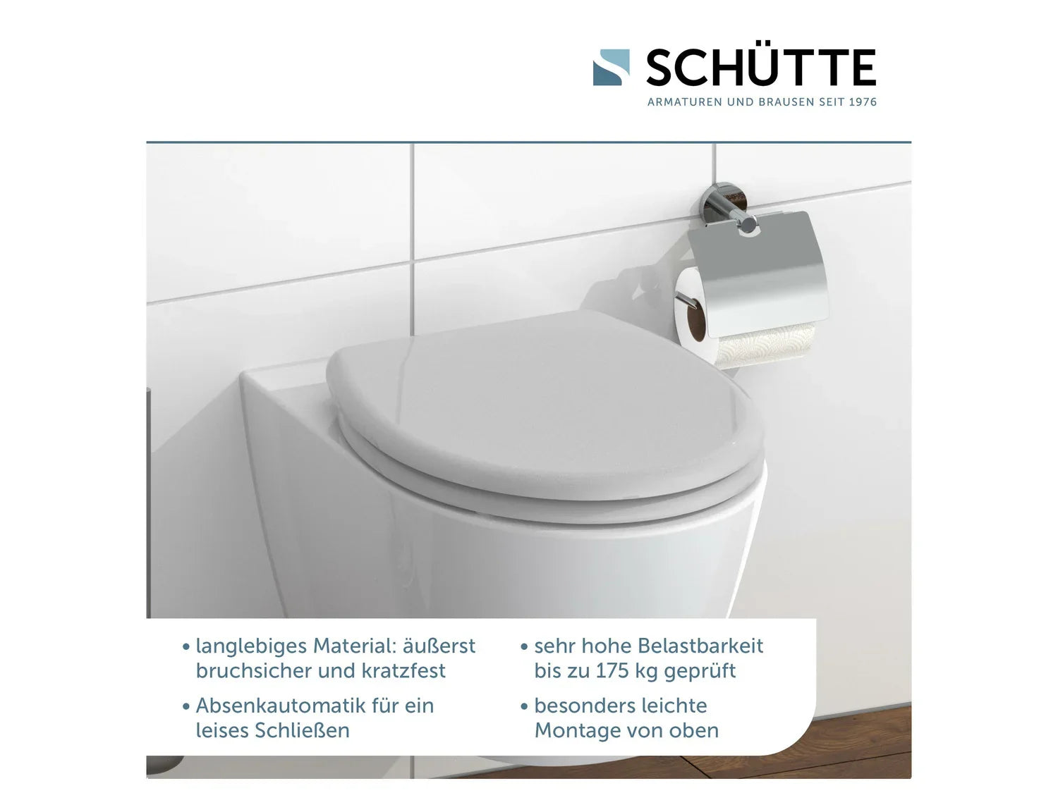 Schtte Abattant WC, avec fermeture en douceur