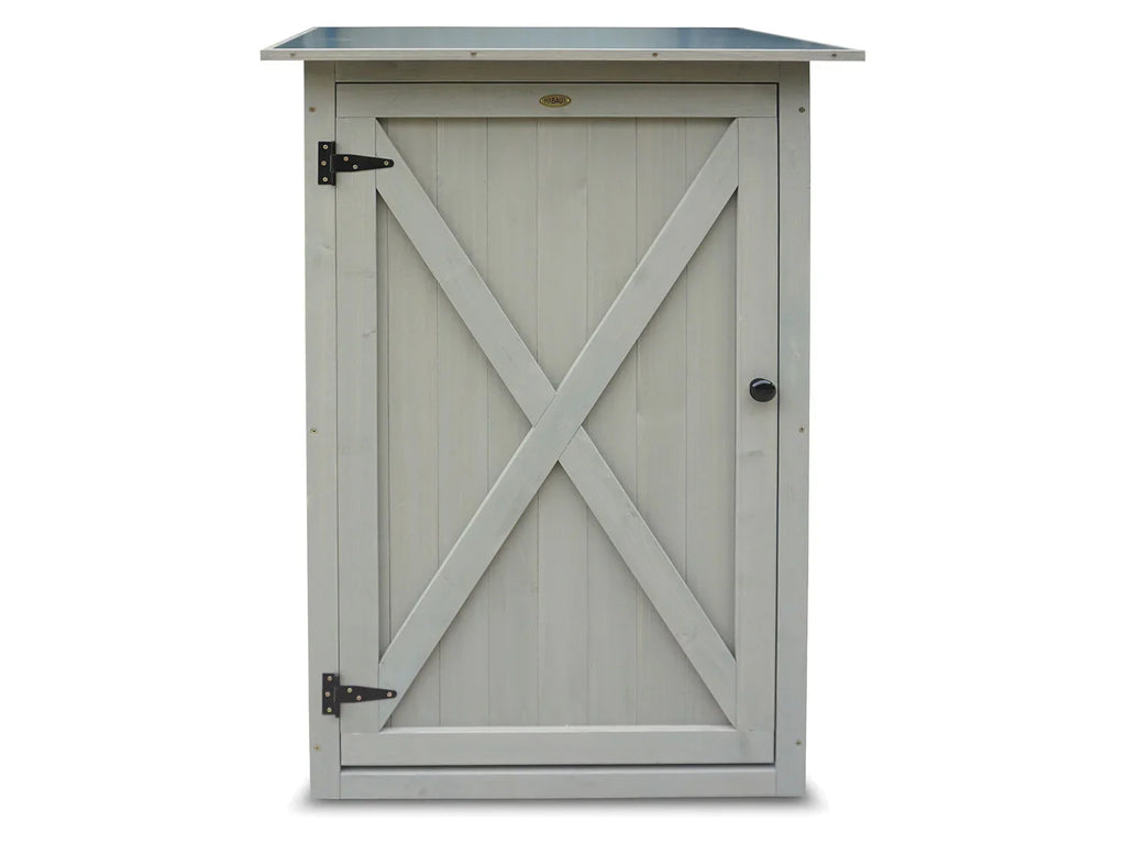 HABAU Armoire de jardin Benno, 76 x 56 x 117 cm, gris
