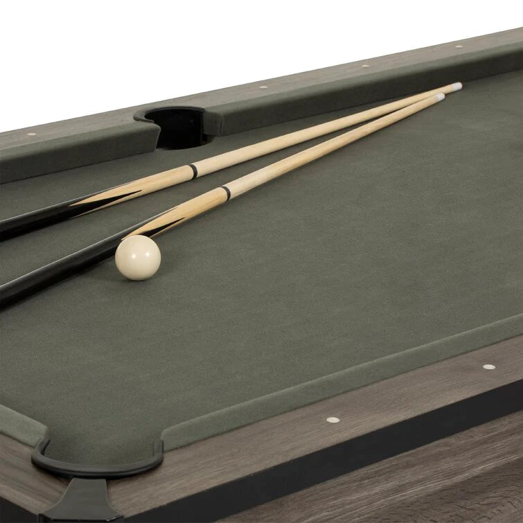 7' 3-in-1 Combination Table Includes Billiards, Table Tennis, & Dining Table