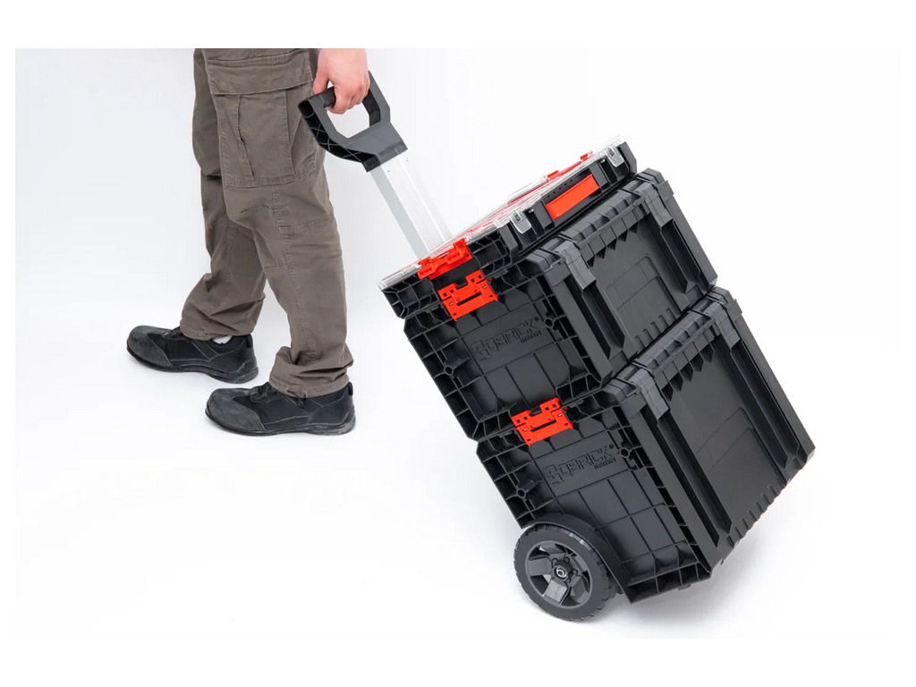 Qbrick System Kit caisse  outils sur roulettes, 3 pices