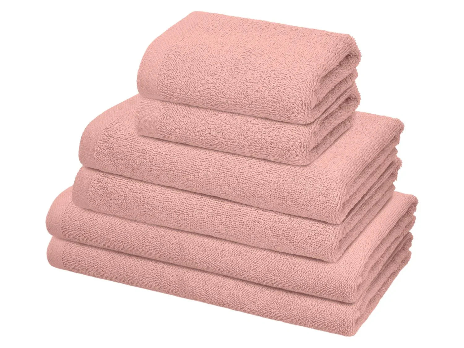 LIVARNO Lot de serviettes ponge, 6 pices