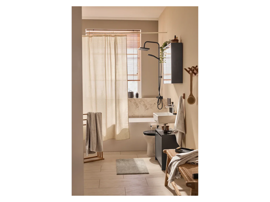 LIVARNO home Meuble sous-vasque Oslo, 60 x 55 x 28 cm, noir