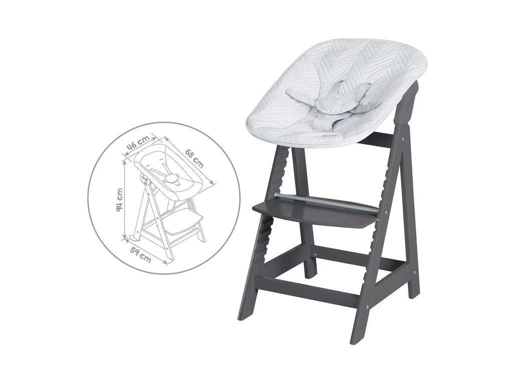roba Chaise haute volutive Born Up Zick Zack 2 en 1