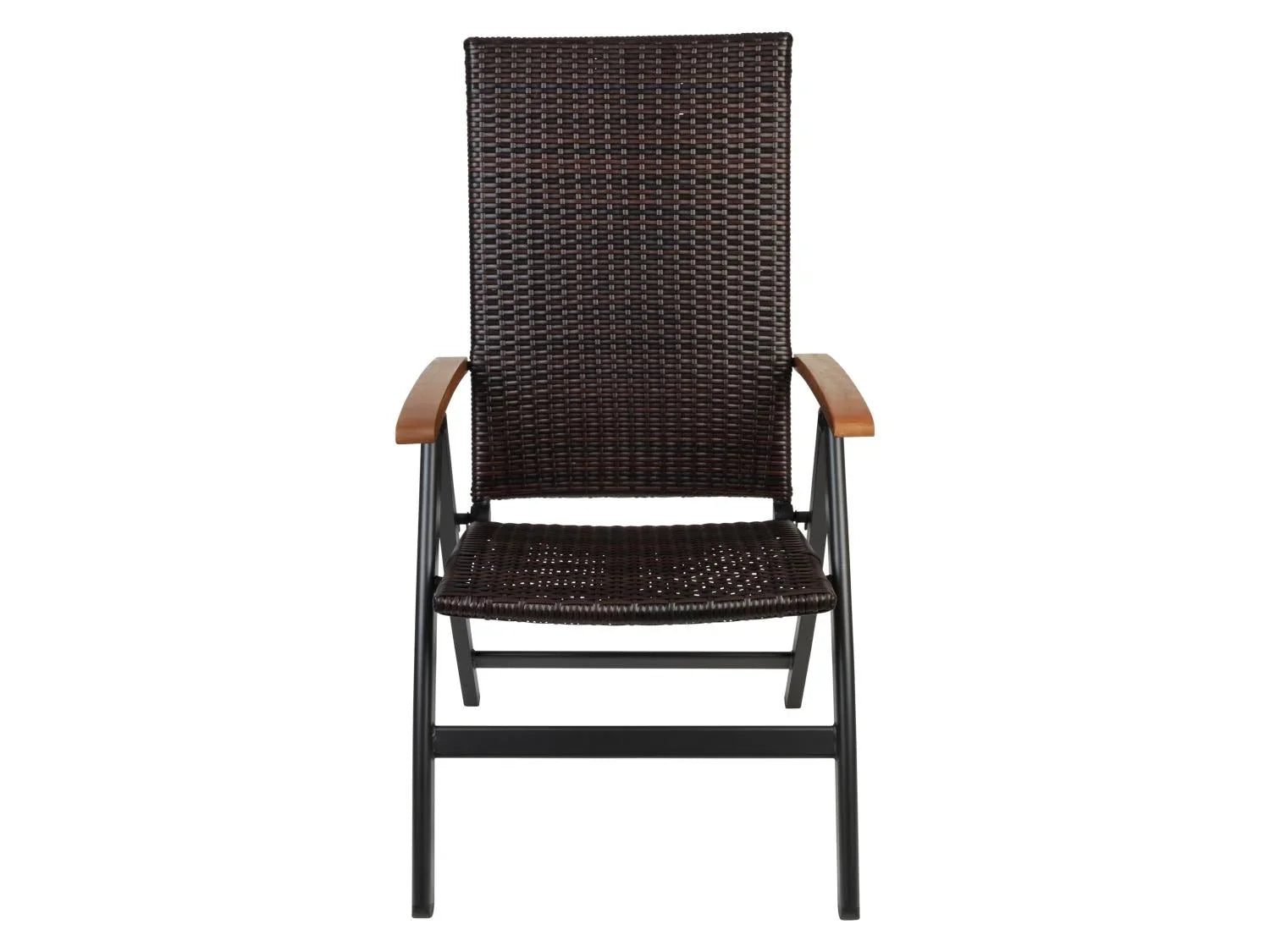 LIVARNO home Table de jardin + Lot de 6 fauteuils pliants tresss Valencia