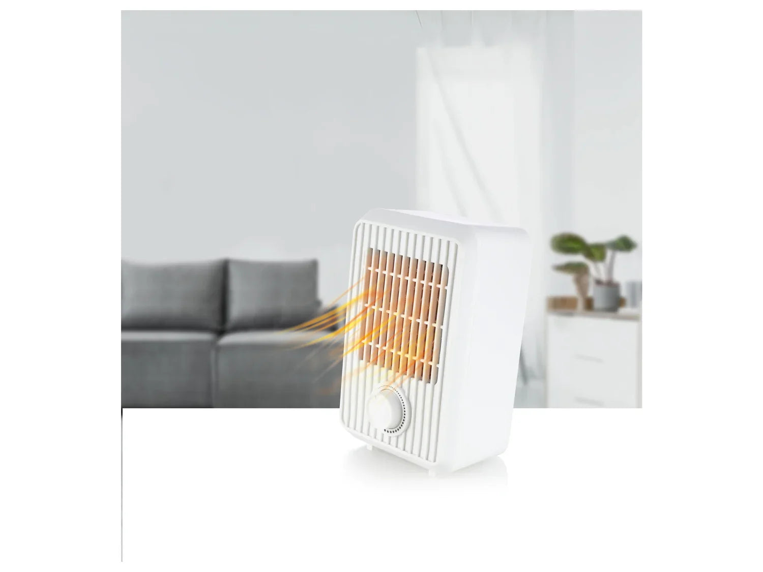 SILVERCREST Radiateur de table soufflant STHL 600 A1, 600 W