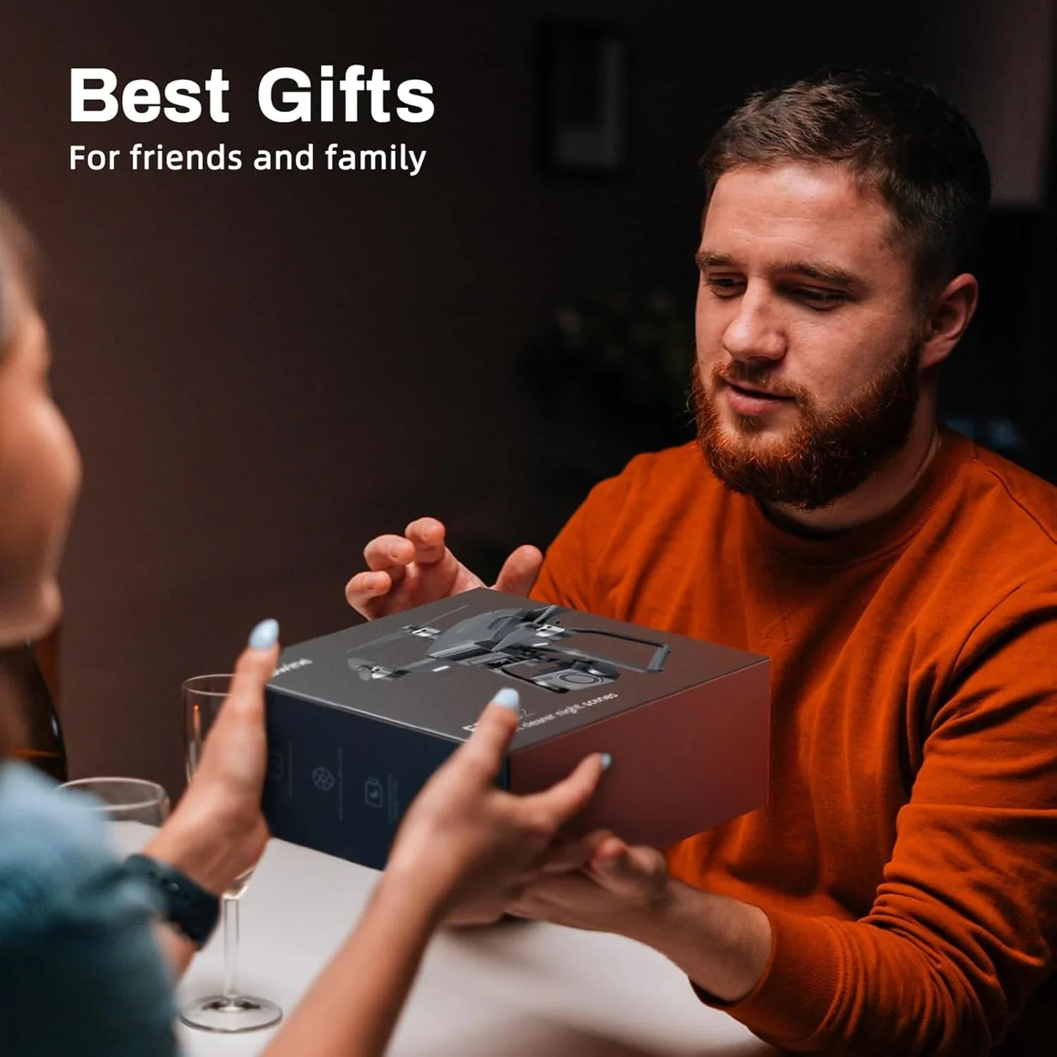 Adult-specific camera drone with 4K UHD aerial photography 3-axis gimbal 10000-foot control