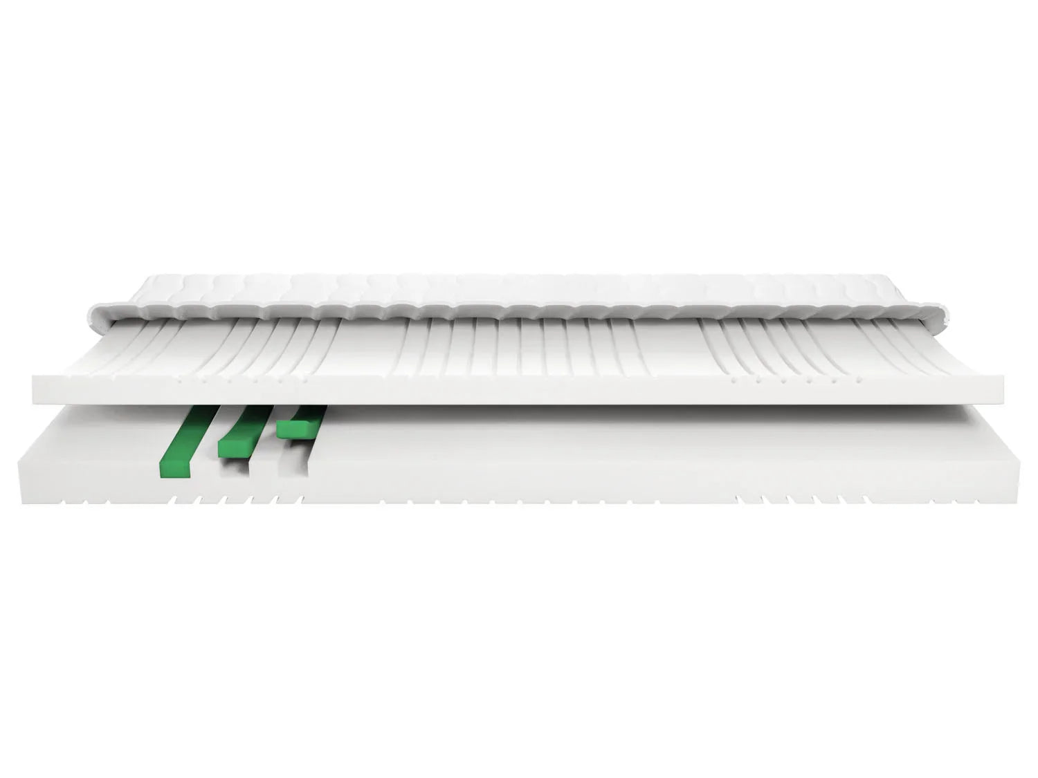 LIVARNO home Matelas en mousse froide, 7 zones, H2, 160 x 200 cm