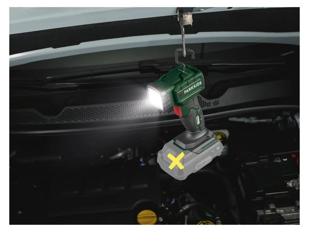 PARKSIDE Lampe torche LED sans fil PLHLA 20-Li A1, 280 lm, 20 V
