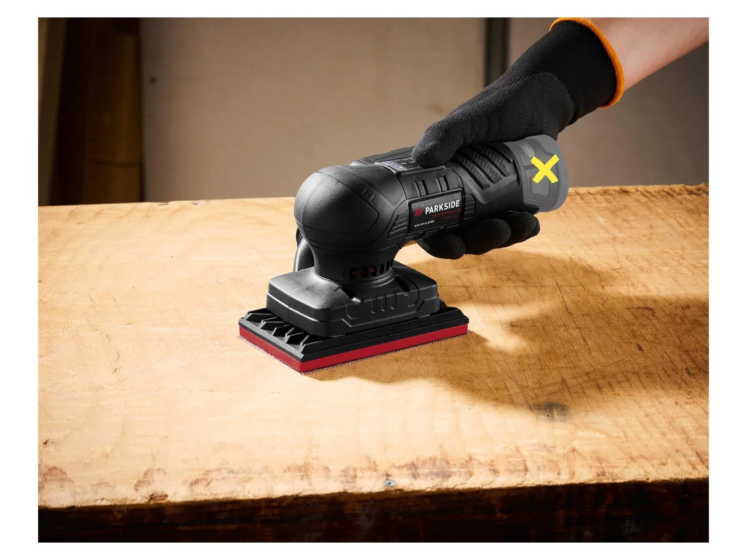 PARKSIDE PERFORMANCE Ponceuse excentrique sans fil ou Ponceuse vibrante sans fil, 12 V
