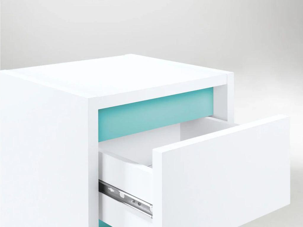 LIVARNO home Armoire latrale de salle de bains Oslo, 32 x 99 x 30 cm, blanche