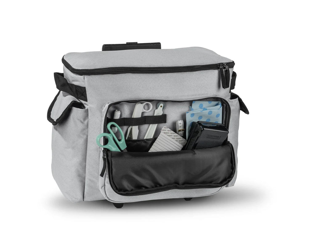 TOPMOVE Sac pour accessoires de tricot ou trolley pour machine  coudre