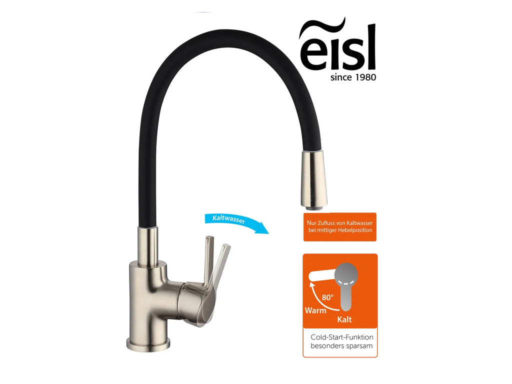 Eisl Mitigeur de cuisine Flexo, avec fonction Cold Start