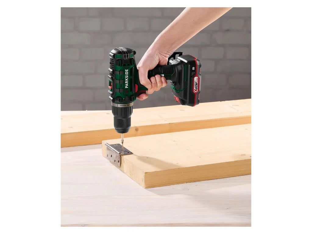 PARKSIDE Perceuse-visseuse sans fil et accessoires PABS 20-Li G8, 20 V
