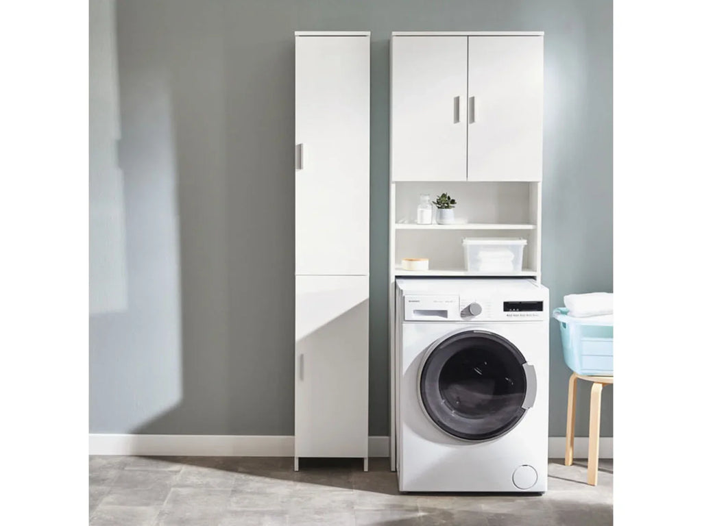 LIVARNO home Armoire d'appoint Liverpool, 32 x 190 x 25 cm, blanche