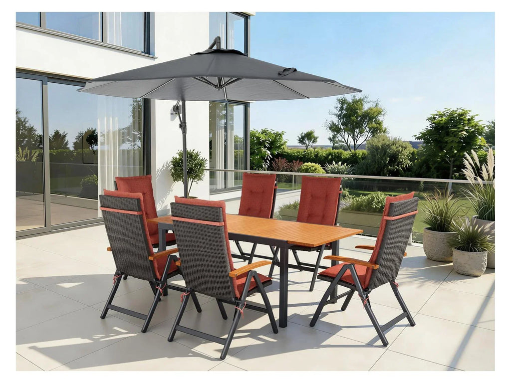 LIVARNO Lot de 2 fauteuils pliants Valencia