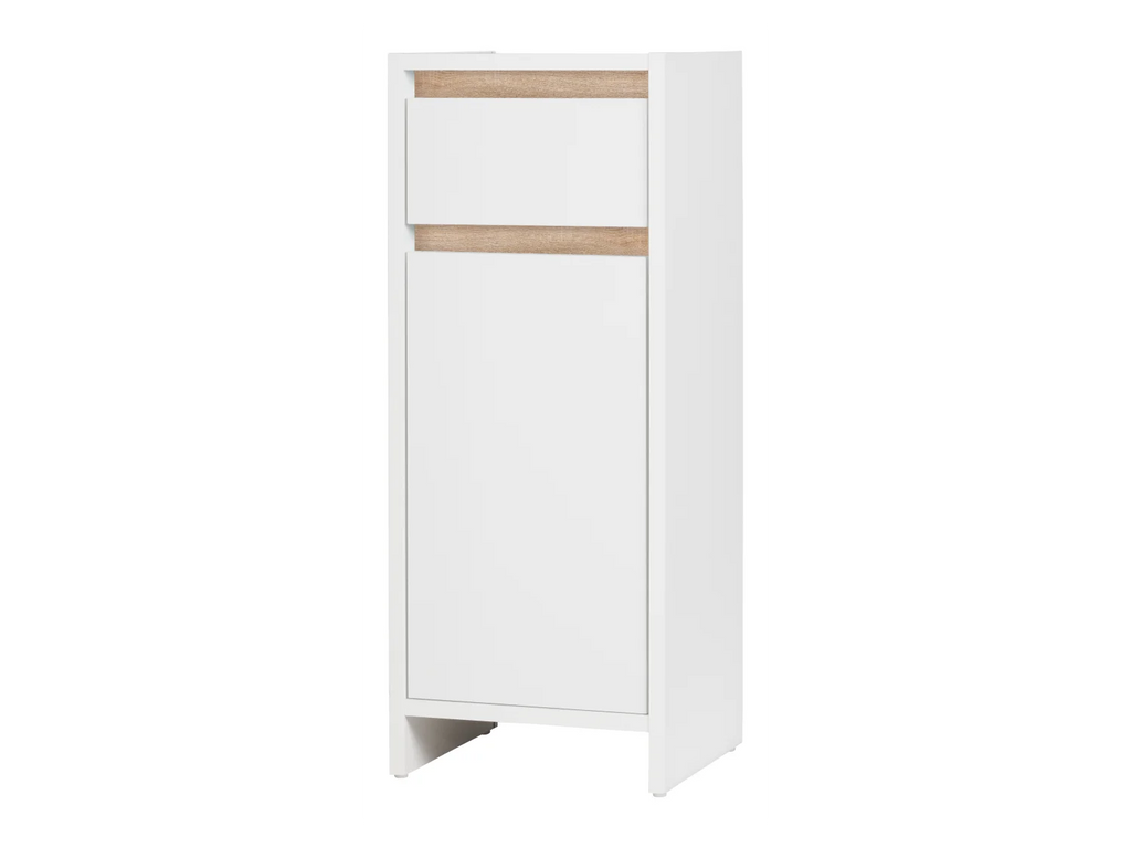 LIVARNO home Armoire latrale de salle de bains Oslo, 32 x 80 x 28 cm, blanche