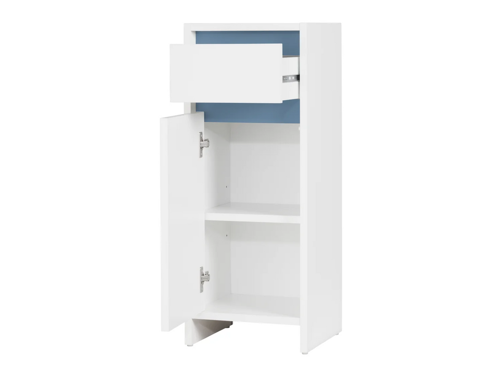 LIVARNO home Armoire latrale de salle de bains Oslo, 32 x 80 x 28 cm, blanche