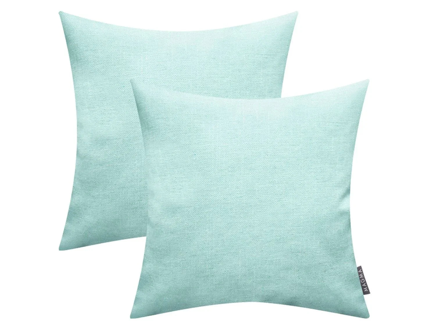 MAGMA Lot de 2 housses de coussin, 40 x 40 cm ou 50 x 50 cm