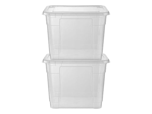W5 Botes de rangement avec couvercle, 20 l