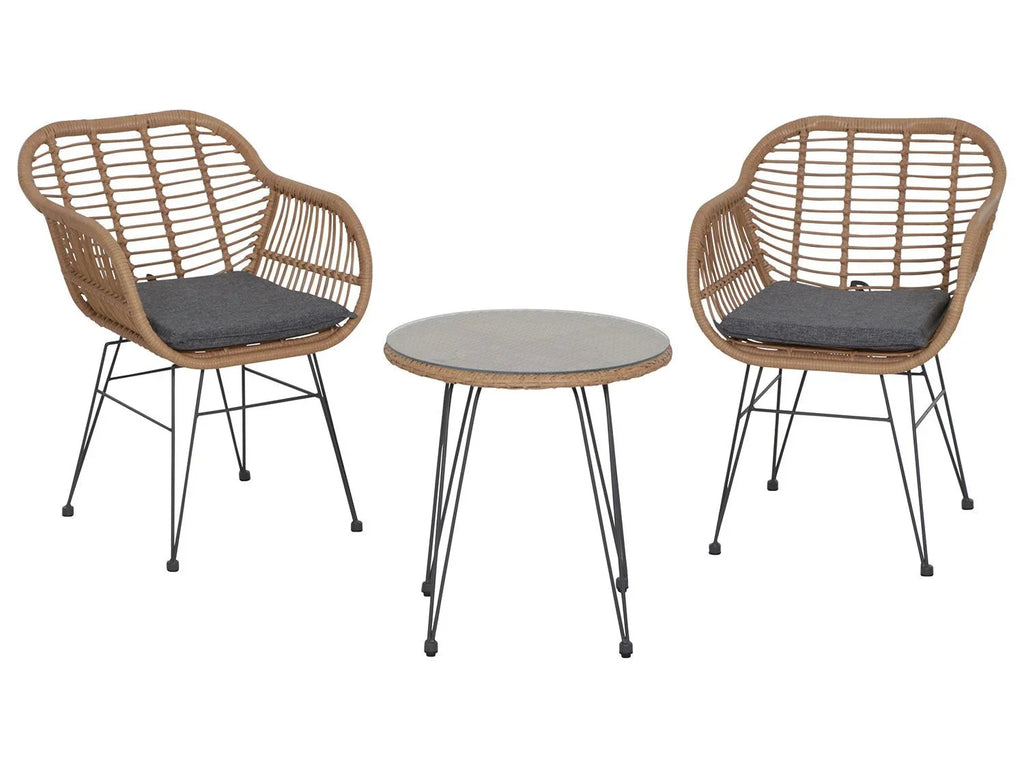 SIENA GARDEN Tiros set de meubles pour balcon, 3 pices