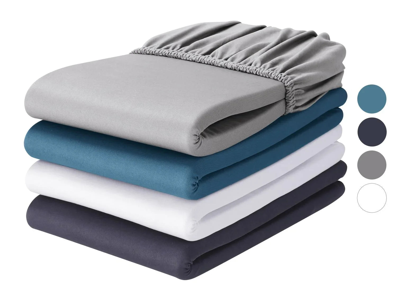 LIVARNO Drap-housse en jersey microfibre, 180-200 x 200 cm