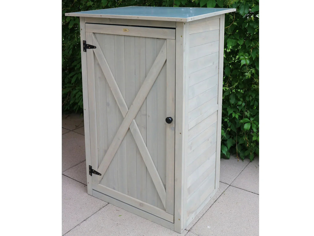 HABAU Armoire de jardin Benno, 76 x 56 x 117 cm, gris