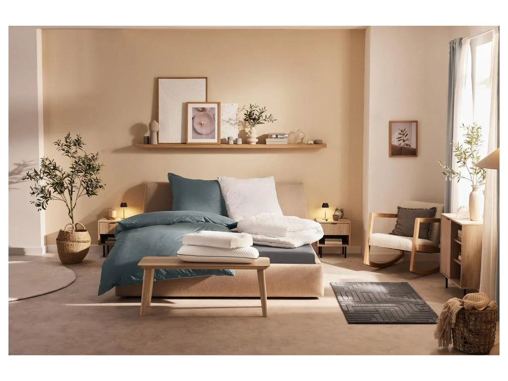 LIVARNO home Parure de lit en satin de lyocell, 260 x 240 cm