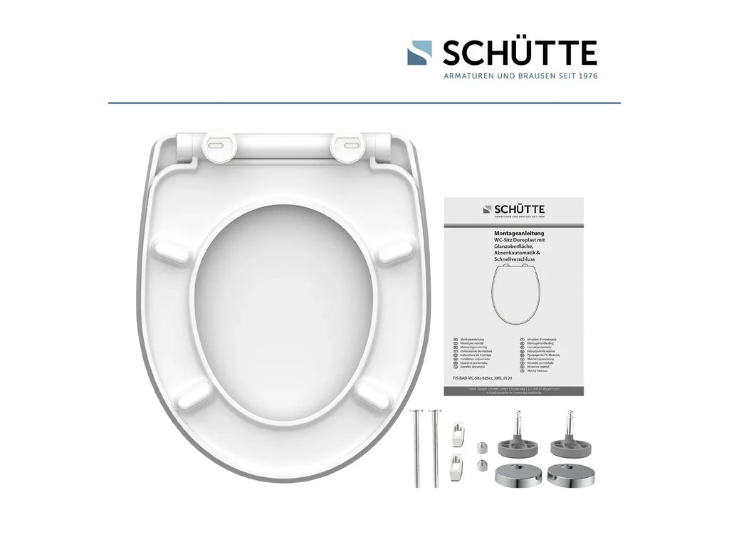 Schtte Abattant WC High Gloss, avec fermeture en douceur