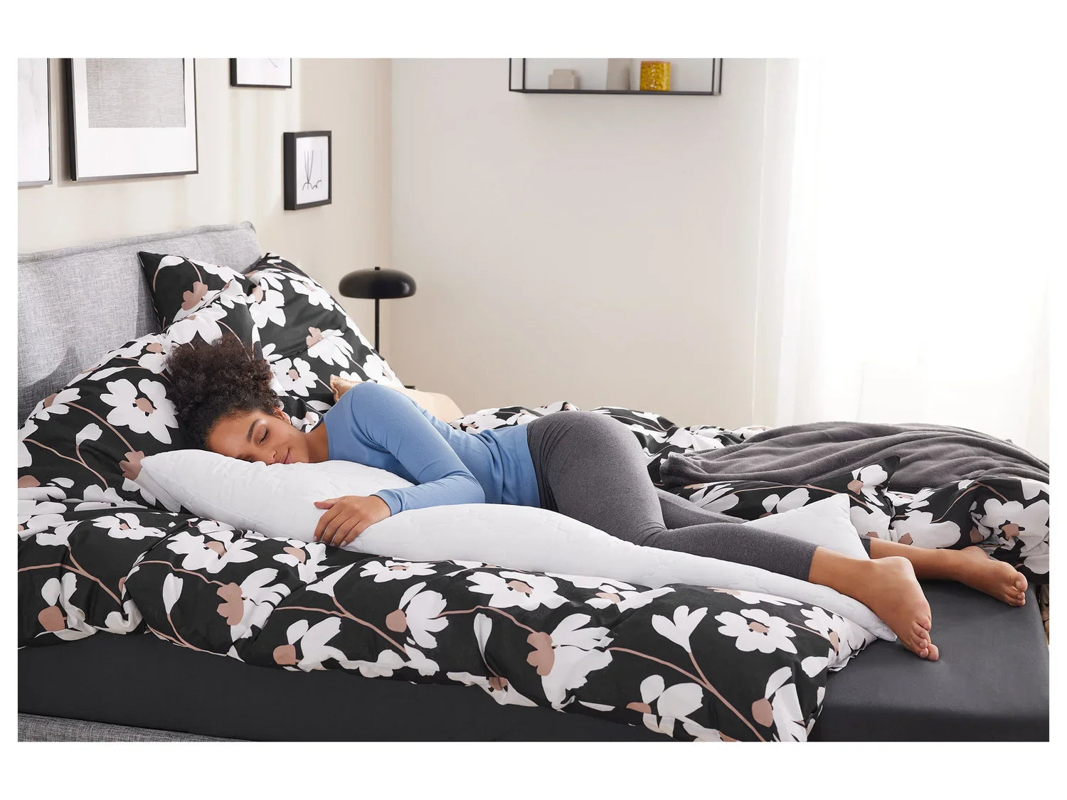 LIVARNO home Oreiller pour dormeur latral Polygiene, 40 x 145 cm