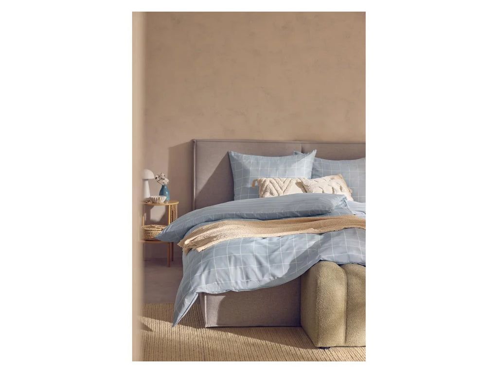 LIVARNO Parure de lit double face en satin microfibre, 240 x 220 cm