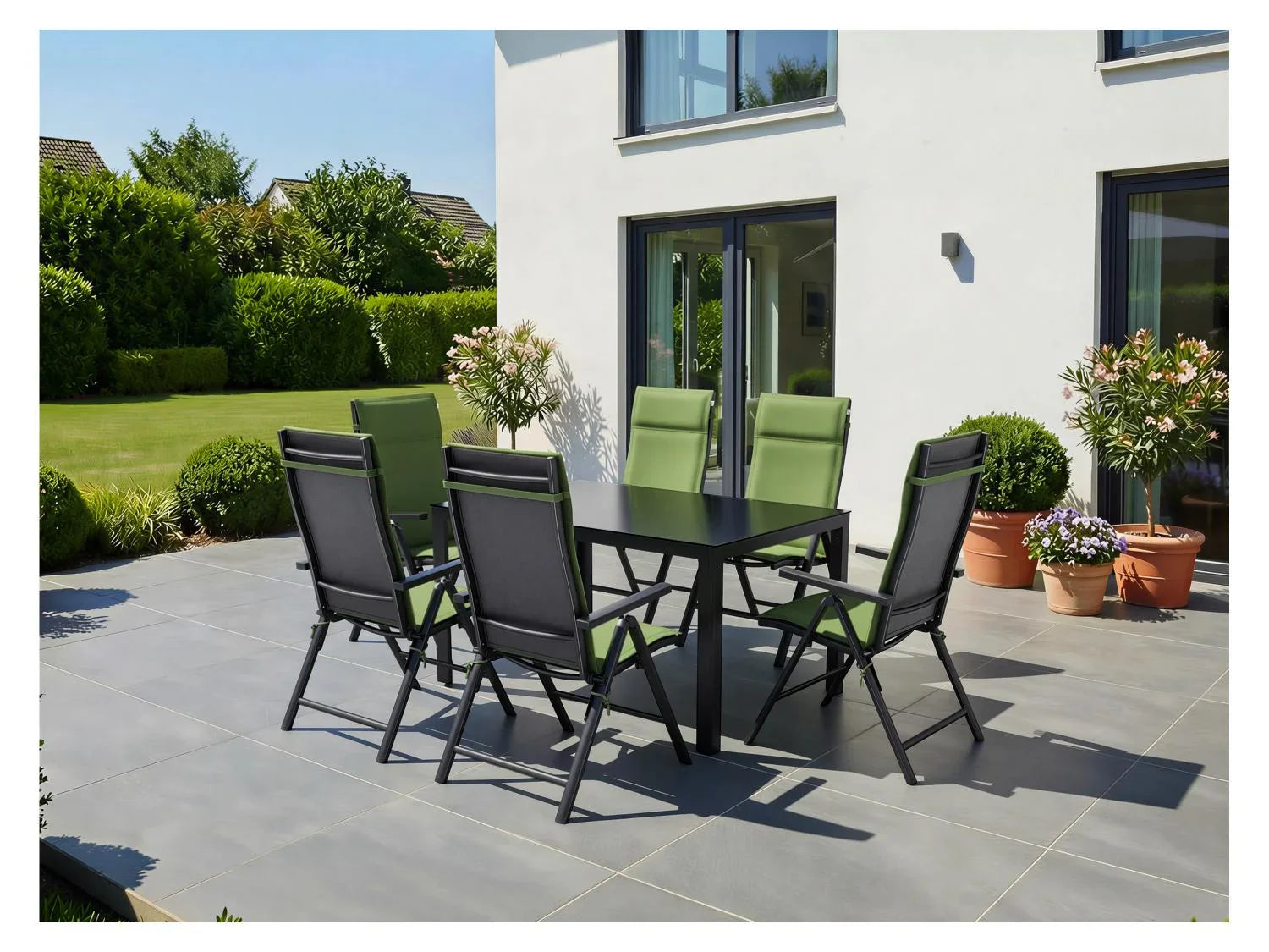 LIVARNO Lot de 2 fauteuils pliants en aluminium Houston