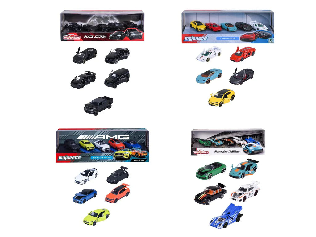 Majorette Coffret cadeau de 5 voitures jouets