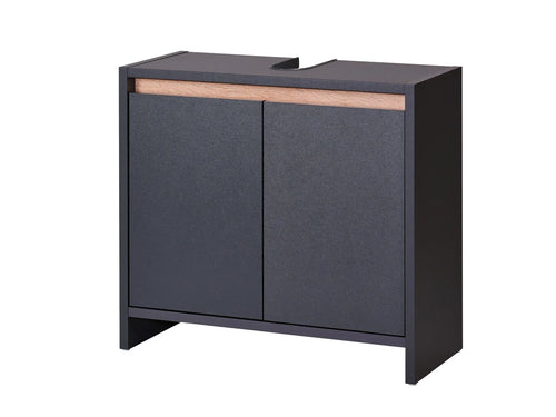 LIVARNO home Meuble sous-vasque Oslo, 60 x 55 x 28 cm, anthracite