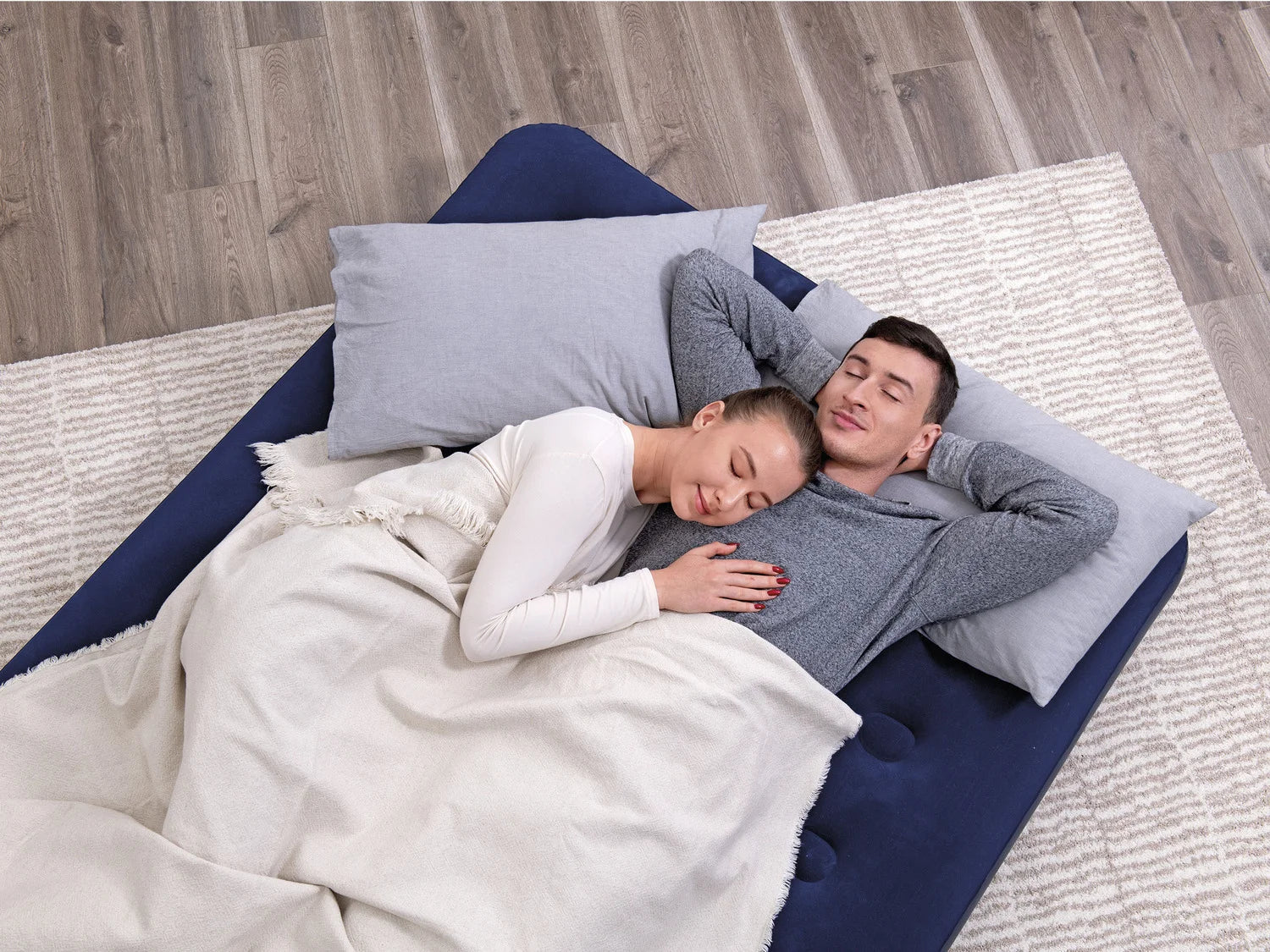 Bestway Matelas gonflable Blue Horizon Double, 191 x 137 cm
