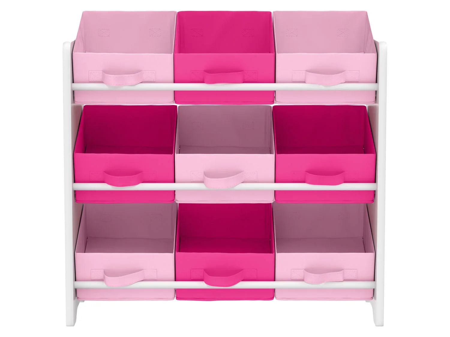 LIVARNO home Meuble de rangement pour enfants, avec 9 botes textiles